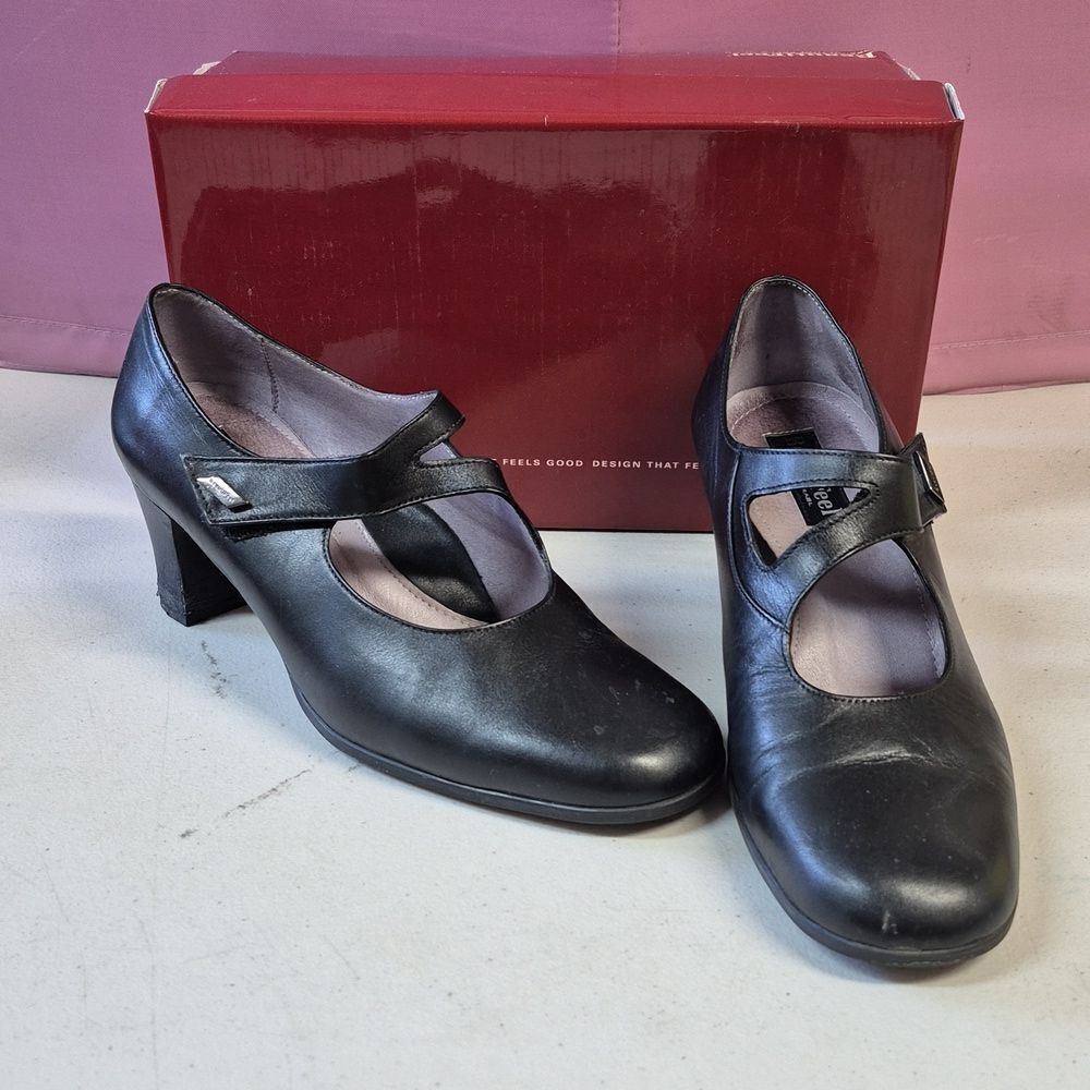 Beautifeel Black Shoes Size 8.5 M Katherina Black Leather